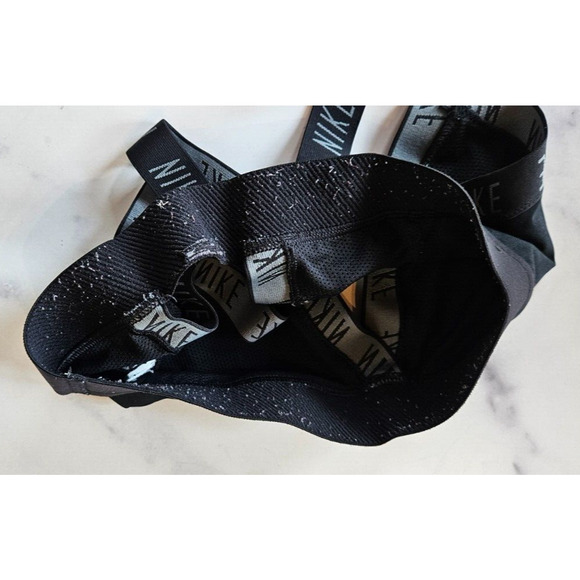 Nike Dri-Fit Women Indy Logo Strap Sports Bra XS Black Breathable Stretch Active - Picture 5 of 9